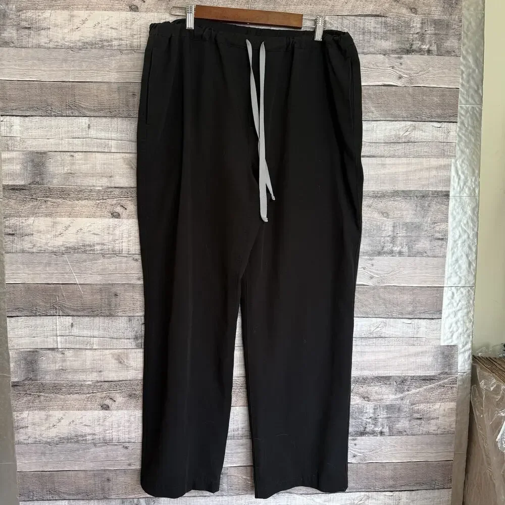 FIGS Men’s Pisco Black Scrub Pants Size XL Style FM4500